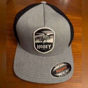 HOOEY Men's Cheyenne Charcoal Logo Cap NWT Size S-M